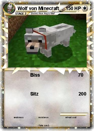 Pokemon Wolf von Minecraft