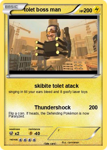 Pokemon tolet boss man