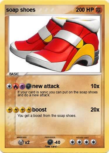 Pokemon soap shoes