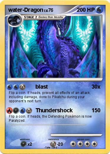 Pokemon water-Dragon