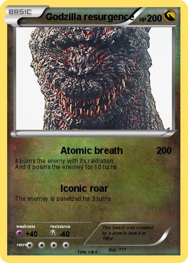 Pokemon Godzilla resurgence