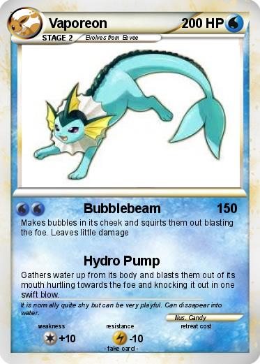 Pokemon Vaporeon