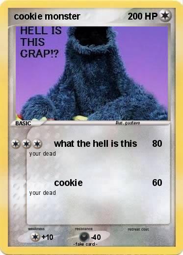 Pokemon cookie monster