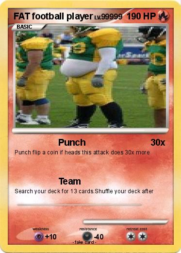 Pokemon FAT football player