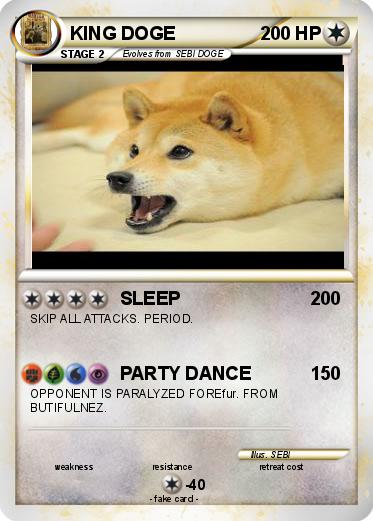 Pokemon KING DOGE