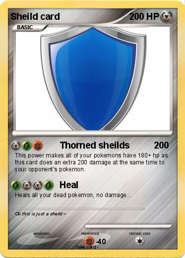 Pokemon Sheild card