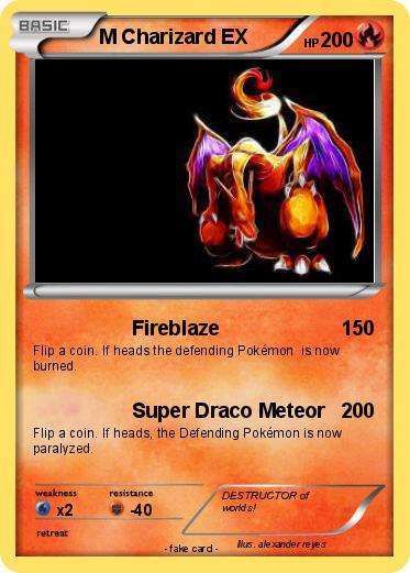 Pokemon M Charizard EX