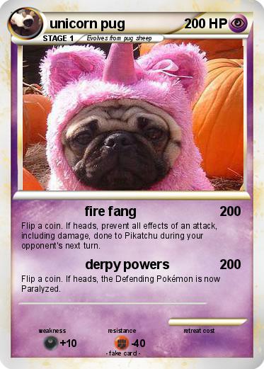 Pokemon unicorn pug