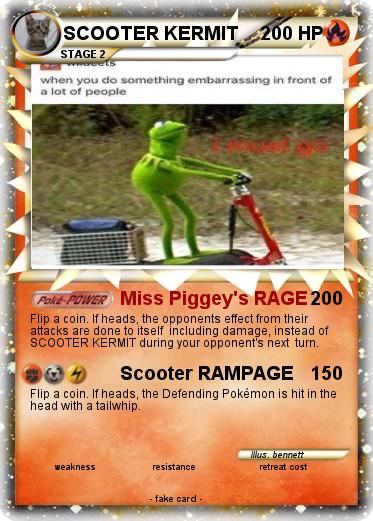 Pokemon SCOOTER KERMIT