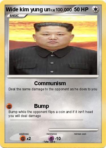 Pokemon Wide kim yung un