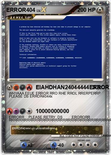 Pokemon ERROR404