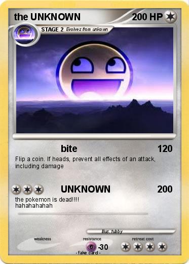 Pokemon the UNKNOWN