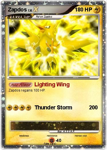 Pokemon Zapdos