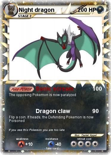 Pokemon Night dragon