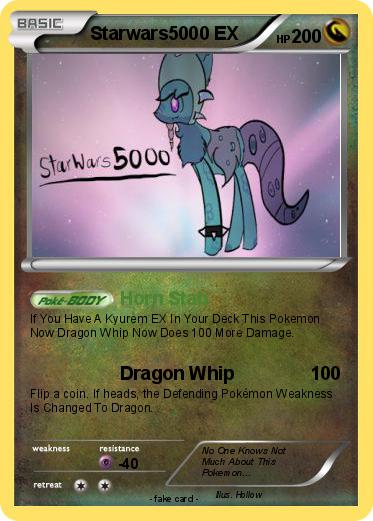 Pokemon Starwars5000 EX