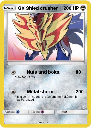 Pokemon GX Shied crusher