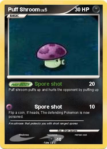 Pokemon Puff Shroom