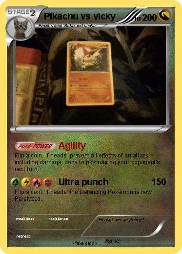 Pokemon Pikachu vs vicky