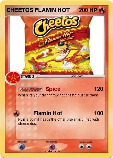 Pokemon CHEETOS FLAMIN HOT
