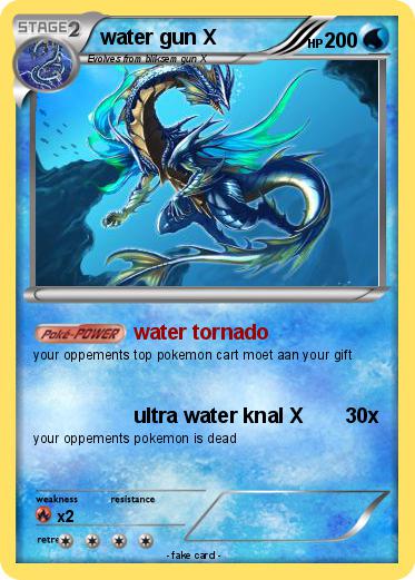 Pokemon water gun X