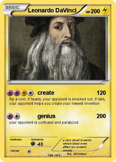 Pokemon Leonardo DaVinci