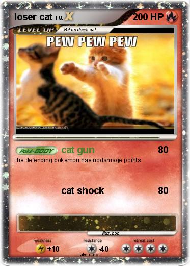 Pokemon loser cat