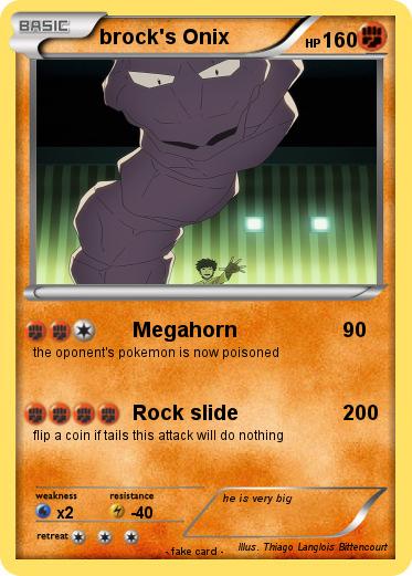 Pokemon brock's Onix
