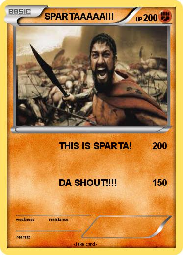 Pokemon SPARTAAAAA!!!
