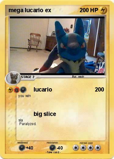 Pokemon mega lucario ex