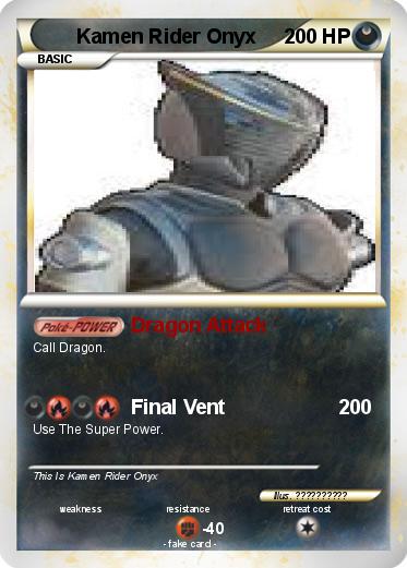 Pokemon Kamen Rider Onyx