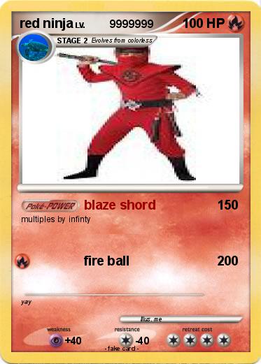 Pokemon red ninja