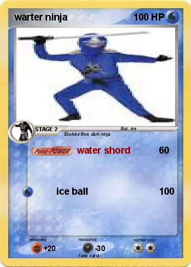 Pokemon warter ninja