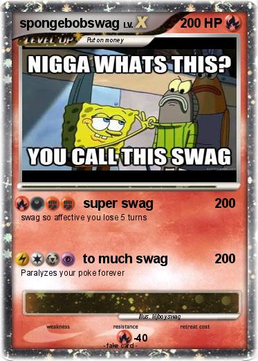Pokemon spongebobswag