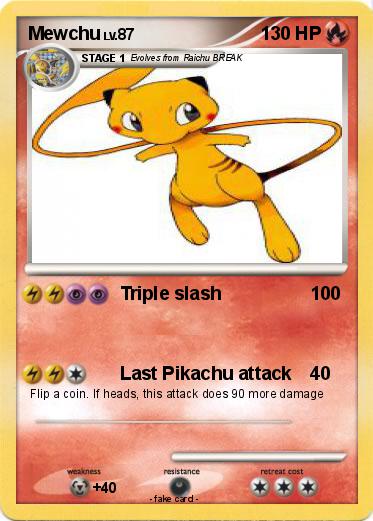 Pokemon Mewchu