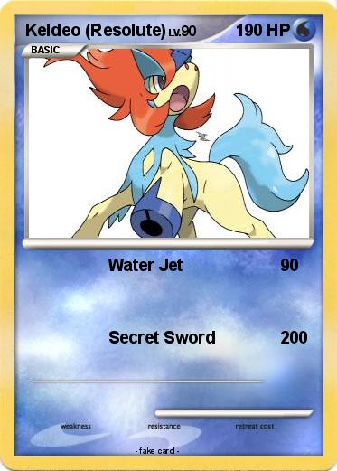 Pokemon Keldeo (Resolute)