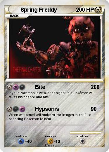 Pokemon Spring Freddy Pokemon Spring Freddy