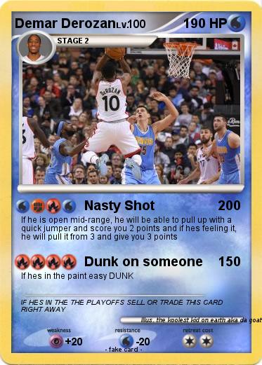 Pokemon Demar Derozan