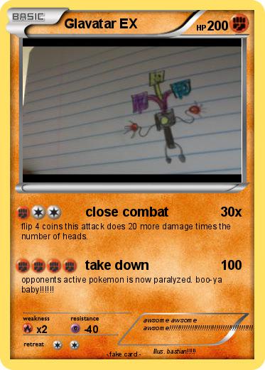 Pokemon Glavatar EX
