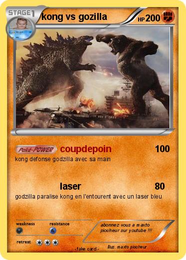 Pokemon kong vs gozilla