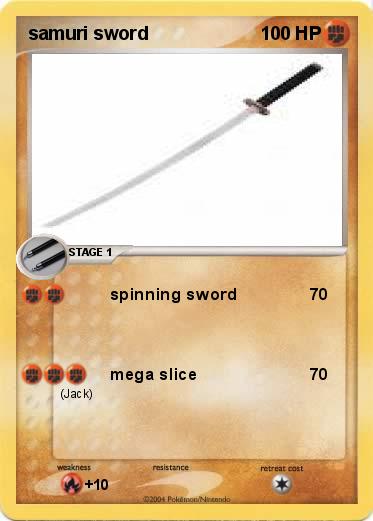 Pokemon samuri sword