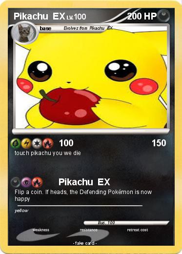 Pokemon Pikachu  EX