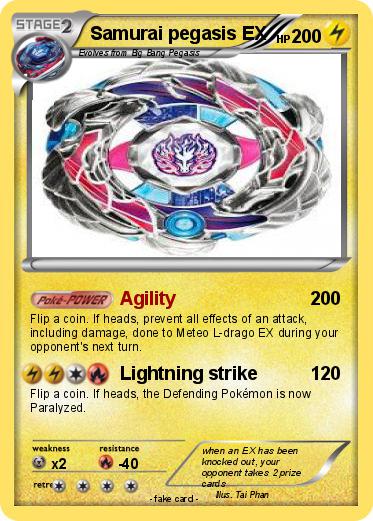 Pokemon Samurai pegasis EX