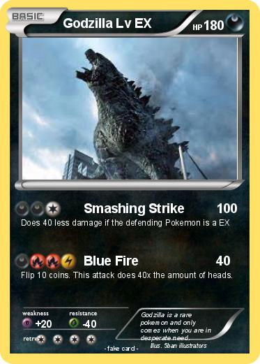 Pokemon Godzilla Lv EX