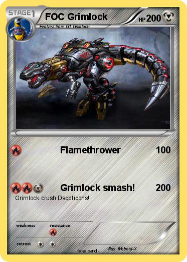 Pokemon FOC Grimlock