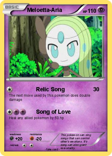 Pokemon Meloetta-Aria