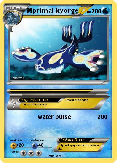Pokemon primal kyorge