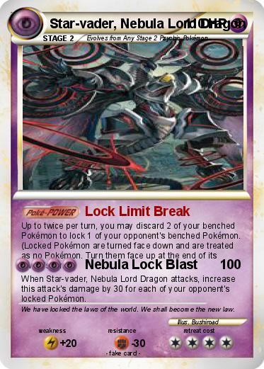 Pokemon Star-vader, Nebula Lord Dragon Pokemon Star-vader, Nebula Lord Dragon