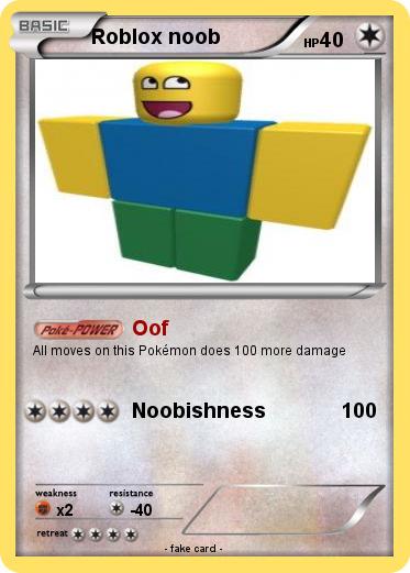 Pokemon Roblox noob