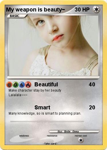 Pokemon My weapon is beauty