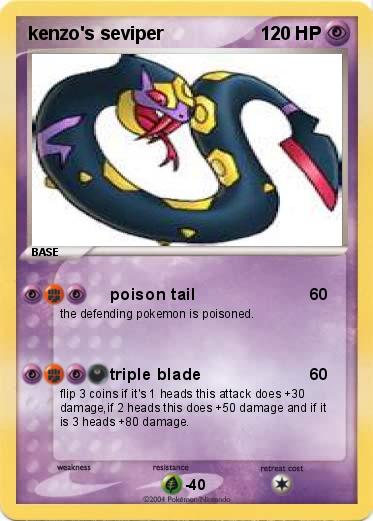 Pokemon kenzo's seviper